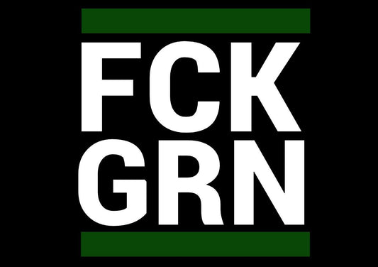 FCK GRN Aufkleber