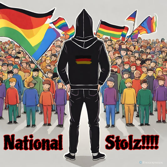 Nationalstolz Aufkleber
